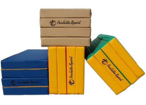 Мат № 5 100 х 200 х 10 складной 3 сложения Perfetto Sport бежевый