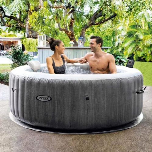 Бассейн-джакузи Intex Greywood Deluxe 196x71 см (28440GN)