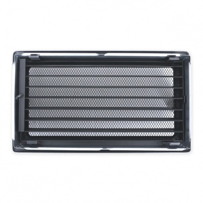 Вентиляционная решетка темно-серый с задвижкой 17х30