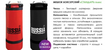Груша для бокса  Absolute Champion Red 20 кг