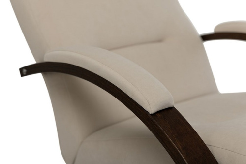 Кресло-качалка Leset Милано орех текстура Bingo 02