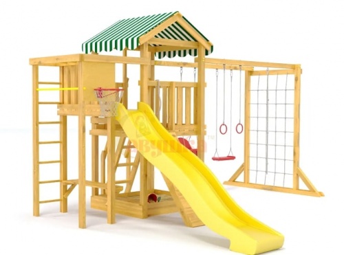 Детская спортивная площадка для дачи Савушка Мастер 4 Plus
