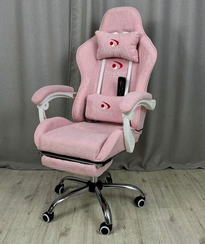 Вибромассажное кресло Calviano AVANTI ULTIMATO pink fabric 