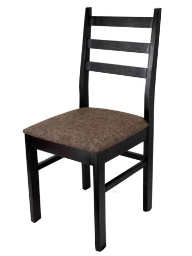 Стул МДК-341 Венге Микровелюр коричневый Дуб 