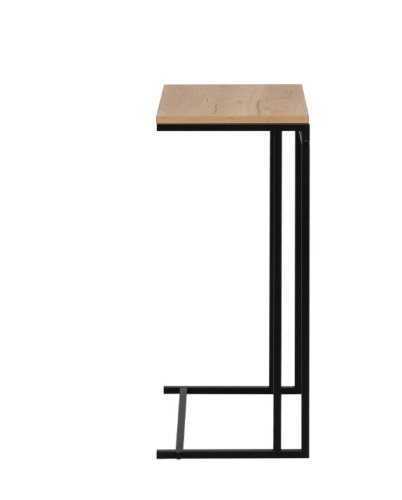 Стол приставной Leset Стилвуд 1 черный дуб крафт золотой 