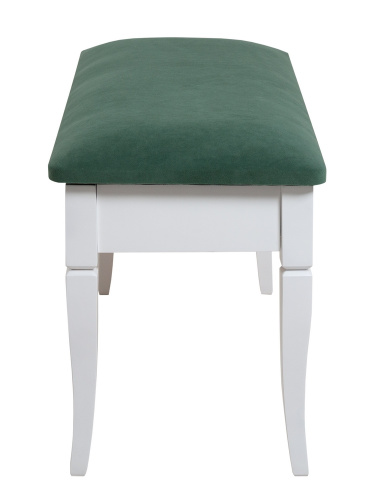 Банкетка Вивальди М зеленый белый 