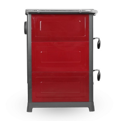 Печь-камин MBS OLYMP PLUS L DARK RED