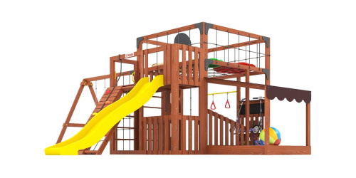 Детская площадка для дачи Савушка КУБ-5 Махагон
