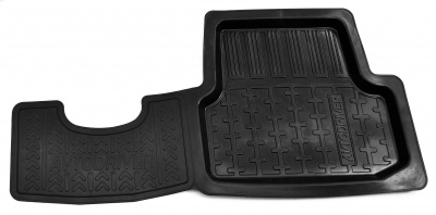 Коврики салона резиновые с бортиком для Chevrolet Cobalt