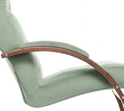 Кресло-качалка Leset Милано орех текстура Velur V14