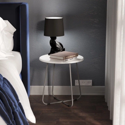 Стол журнальный BeautyStyle 14 белый металлик 