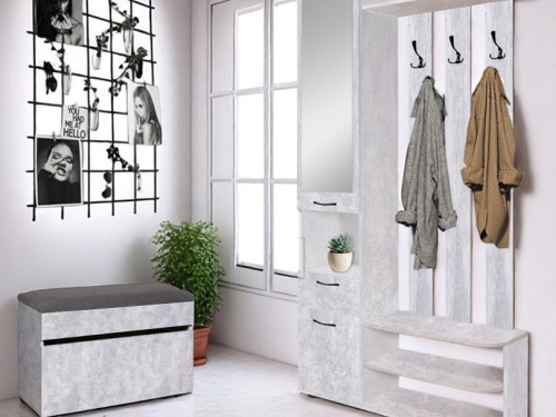 Скамья НЮАНС-8 бетон 