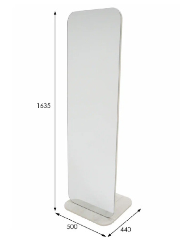 Зеркало напольное Стелла 4 дуб крафт белый 