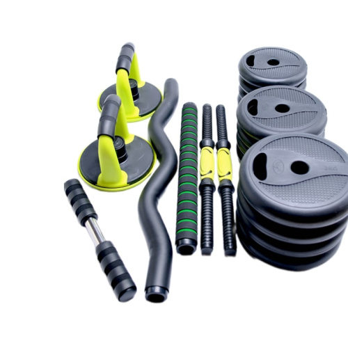 Набор гантелей со штангой и гирями 7 в 1 AMETIST 40 кг