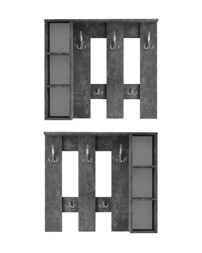 Вешалка настенная Артём-Мебель СН-100.43 бетон спаркс 