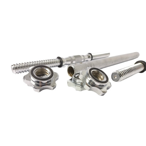 Набор гантельных грифов с соединительным коннектором AMETIST 40 см