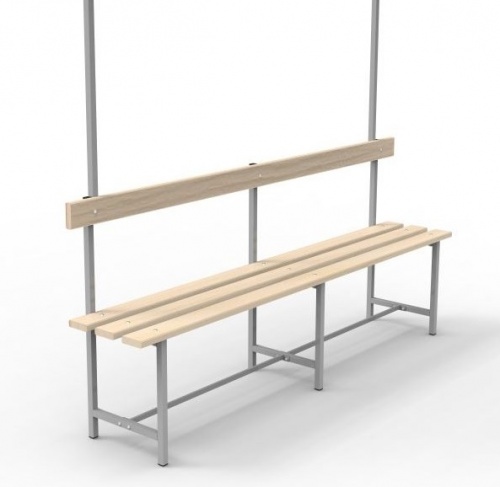 Скамья СВТ-9 с крючками полкой 