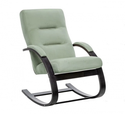 Кресло-качалка Leset Милано венге текстура Velur V14