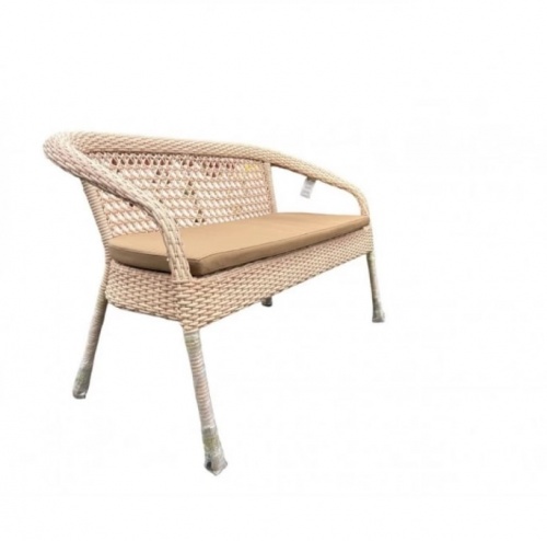 Садовый диван 2-х местный DECO светлый