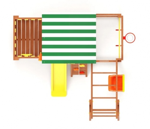 Детская спортивная площадка для дачи Савушка Baby 2 Play