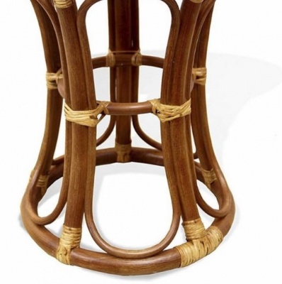 Табурет из ротанга 12/14 коньяк 