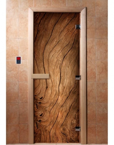 Дверь для сауны Doorwood с фотопечатью A052 1900x700