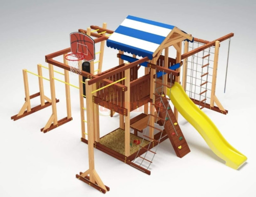 Детская спортивная площадка для дачи Савушка 4 Cезона 10