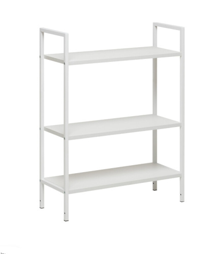 Стеллаж Leset Стилвуд 23 широкий 3 полки белый 