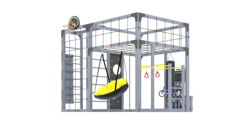 Детская площадка для дачи Савушка КУБ-2 Серый