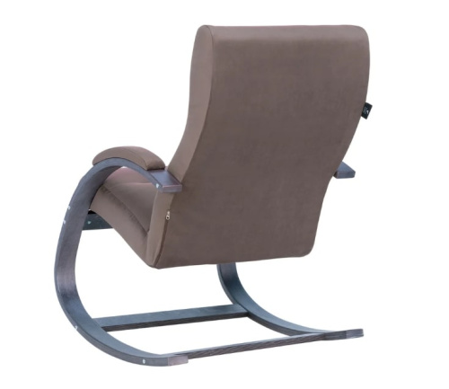 Кресло-качалка Leset Милано венге текстура Velur V23