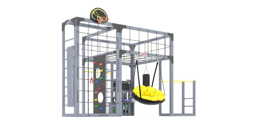 Детская площадка для дачи Савушка КУБ-2 Серый