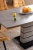 Стол обеденный SIGNAL LEONARDO 140 раскладной бетон 