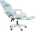 Вибромассажное кресло Calviano 1584 голубая ткань 
