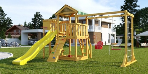 Детская спортивная площадка для дачи Савушка Мастер 4 Plus
