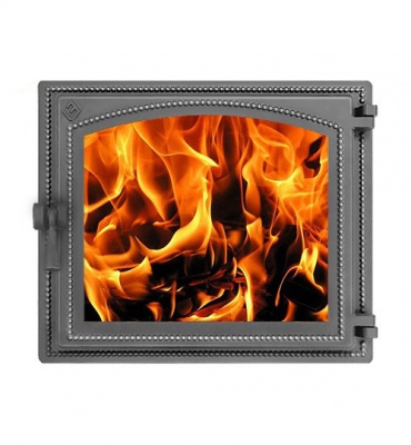 Дверка ВЕЗУВИЙ каминная 240 (не крашеная)