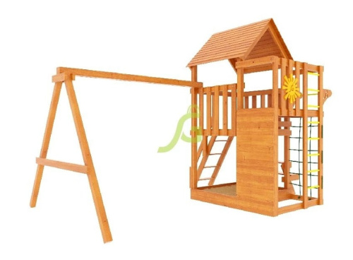 Детская площадка IgraGrad Крафт Pro окрашенная