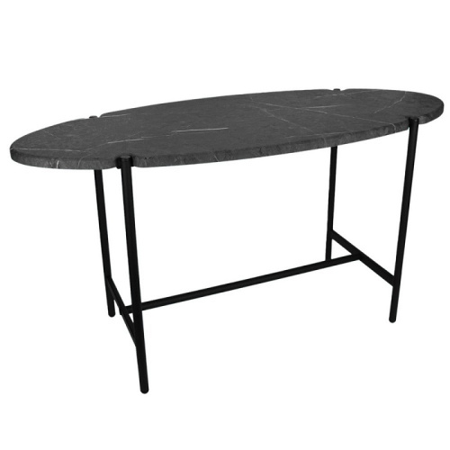 Стол журнальный МеталлАрт М025 черный мрамор 