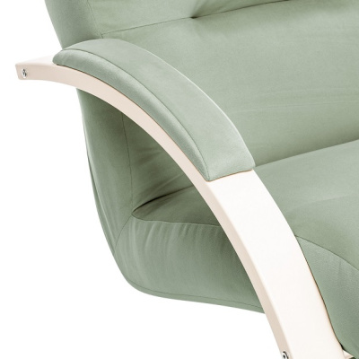 Кресло-качалка Leset Милано слоновая кость Velur V14