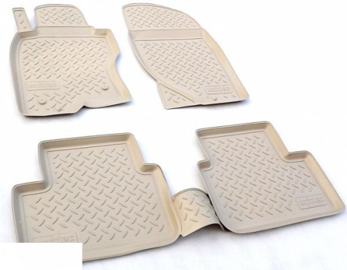 Коврики салона для Volvo S40 Бежевые 