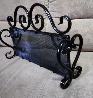 Экран для камина кованый мини ЭК4 Грифонсервис