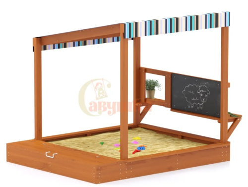 Игровой комплекс для дачи Песочный дворик Савушка-1