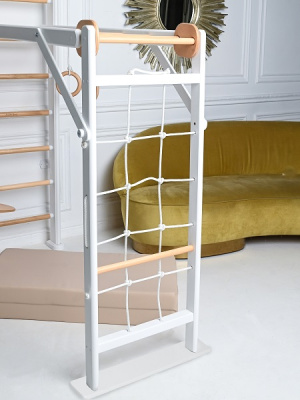 Детский спортивный комплекс Perfetto sport Scala in legno 2 bianco-naturale PS-118