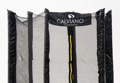 Батут с защитной сеткой Calviano Smile 183 см 6 ft складной