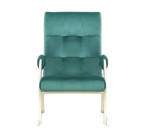 Кресло-качалка Leset Спринг слоновая кость Velur V43