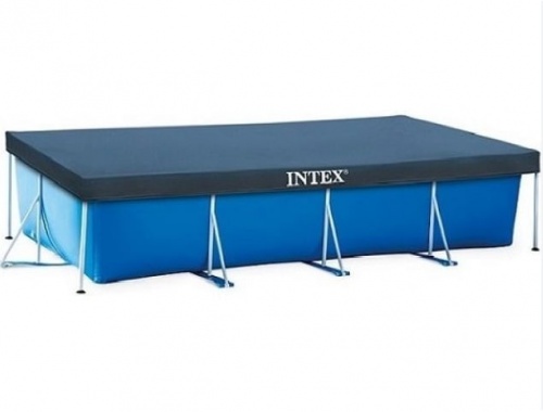 Тент для прямоугольных каркасных бассейнов Intex 450x220 см (28039)