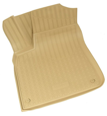 Коврики салона для Audi Q7 (4M) 3D Бежевый