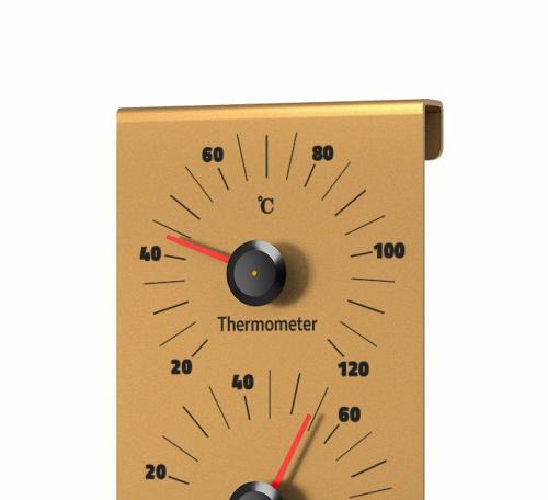 Термогигрометр EVEREST алюминий GOLD (TG-25)