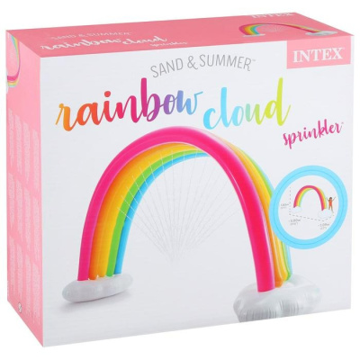 Надувной разбрызгиватель Intex Радуга 300х109х180 см 56597