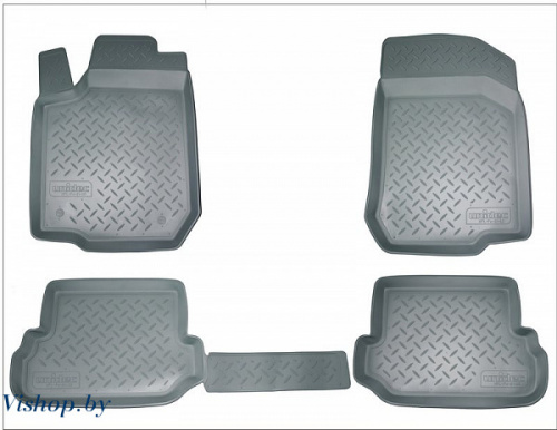 Коврики салона для Ford Mondeo V 3D серый