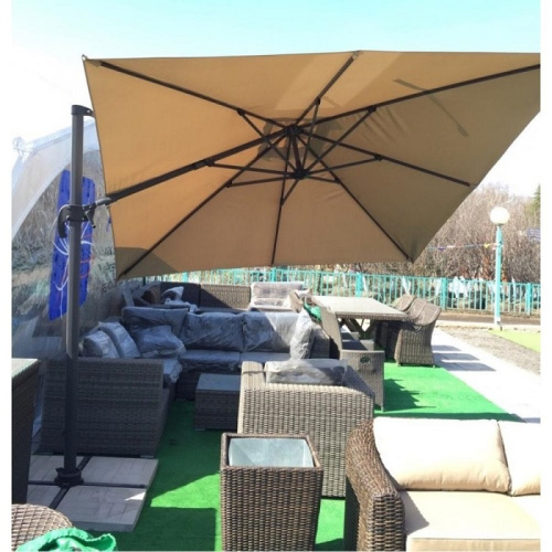 Зонт для кафе AFM-300SQB-Beige